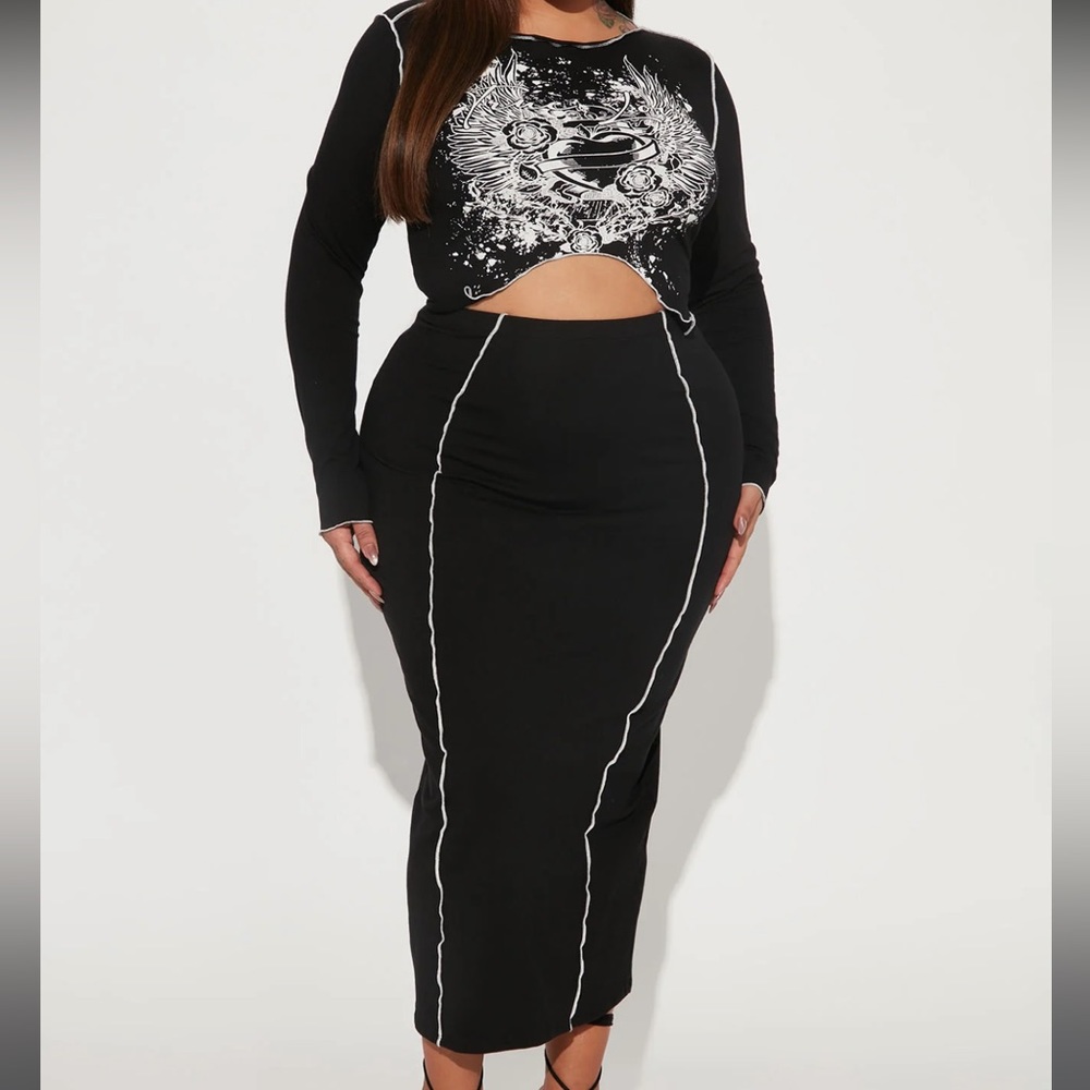 Black / white 2 piece set